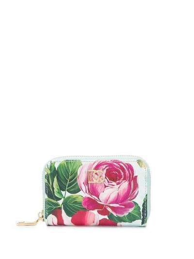 Dolce & Gabbana кошелек для монет с цветочным принтом BI0460AJ866