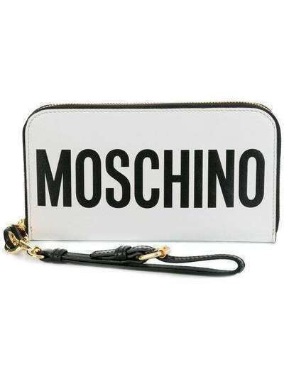 Moschino zip-around logo wallet A81078001
