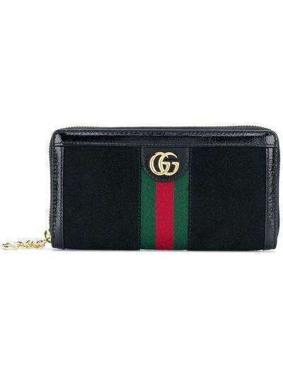 Gucci кошелек на молнии с логотипом 5231540KCDG