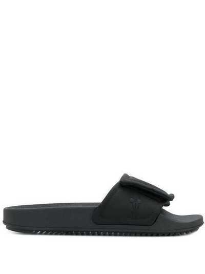 Rick Owens DRKSHDW шлепанцы на липучке DS18S3816FM