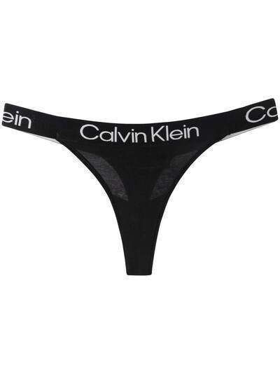 Calvin Klein трусы-стринги с логотипом
