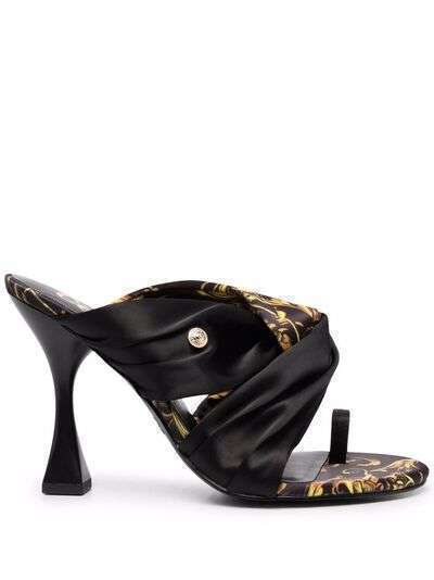 Versace Jeans Couture Regalia Baroque crossover-strap sandals