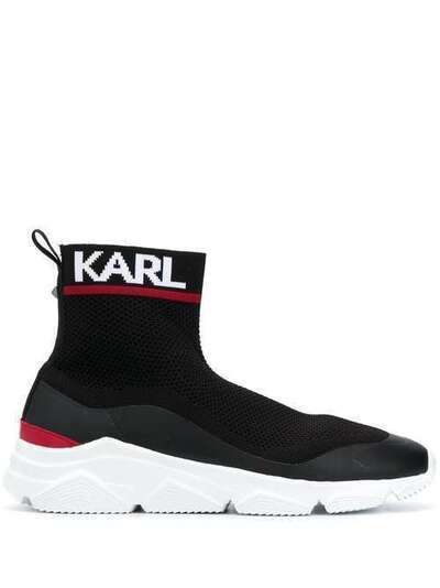 Karl Lagerfeld кроссовки-носки с логотипом KLL51640999