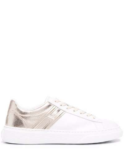 Hogan round-toe lace-up sneakers
