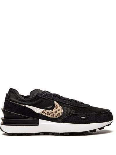 Nike кроссовки Waffle One Black Leopard