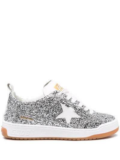 Golden Goose кеды Superstar с блестками