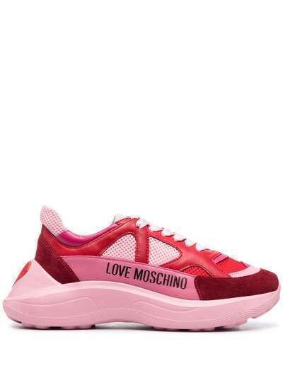 Love Moschino массивные кроссовки в стиле колор-блок