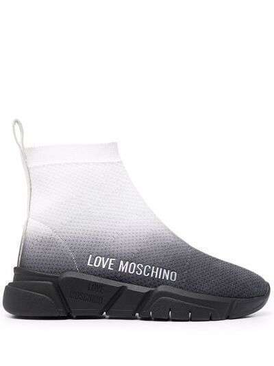 Love Moschino кроссовки с эффектом градиента и логотипом