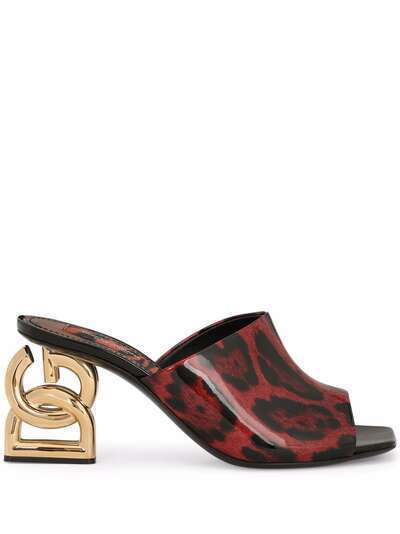 Dolce & Gabbana leopard-print mules