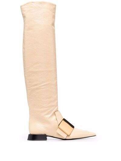 Jil Sander сапоги с заостренным носком