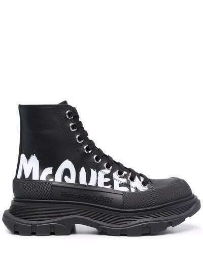 Alexander McQueen ботинки Tread Slick с логотипом