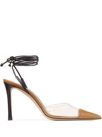 Jimmy Choo прозрачные туфли Farley 95