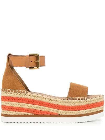 See by Chloé Glyn platform espadrille sandals