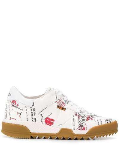 Vivienne Westwood кроссовки с надписями 7502004250930