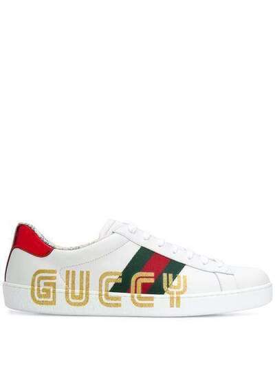Gucci кроссовки 'Ace' с принтом Guccy 5234550G290