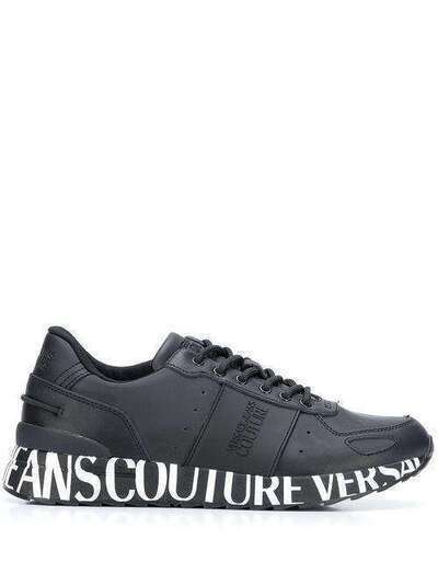 Versace Jeans Couture кроссовки с логотипом на подошве E0YUBSN271247