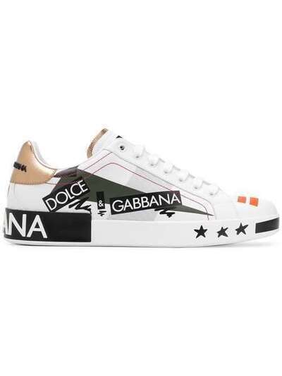 Dolce & Gabbana кроссовки с принтом Love CS1587AZ860