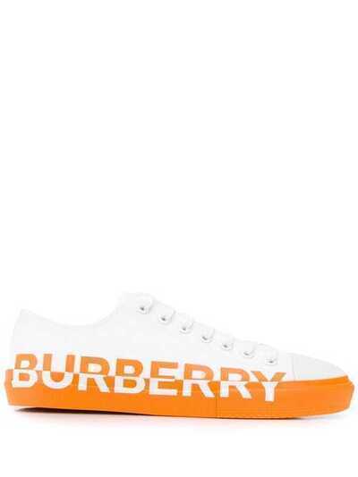Burberry кеды с логотипом 8024156