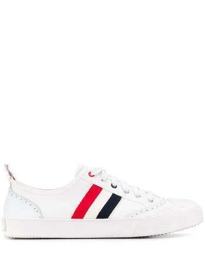 Thom Browne парусиновые кеды с брогированием MFD140A01588