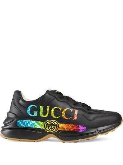 Gucci кроссовки Rhyton с логотипом 552851DRW00