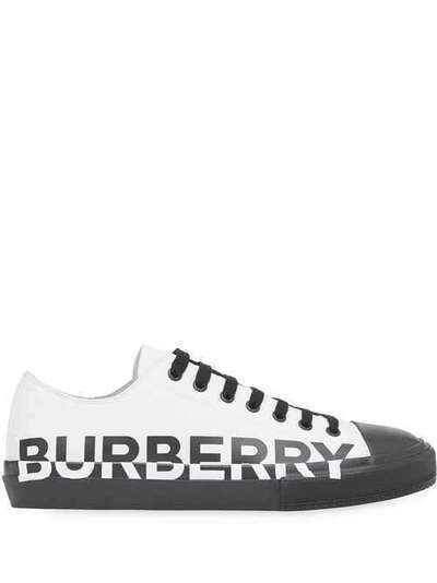 Burberry кеды с логотипом 8009892