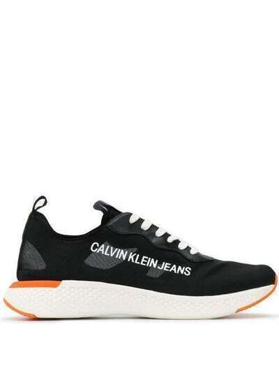 Calvin Klein Jeans кроссовки на шнуровке S0583BLK