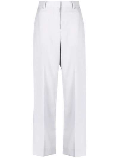 sacai side-stripe straight-leg trousers