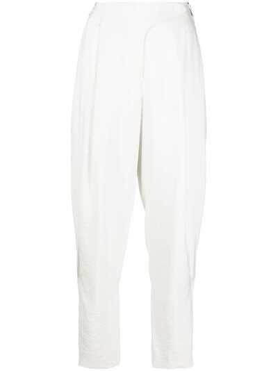 Giorgio Armani укороченные брюки с присборенной талией