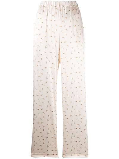 12 STOREEZ брюки с цветочным принтом