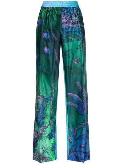 F.R.S For Restless Sleepers graphic-print straight-leg trousers