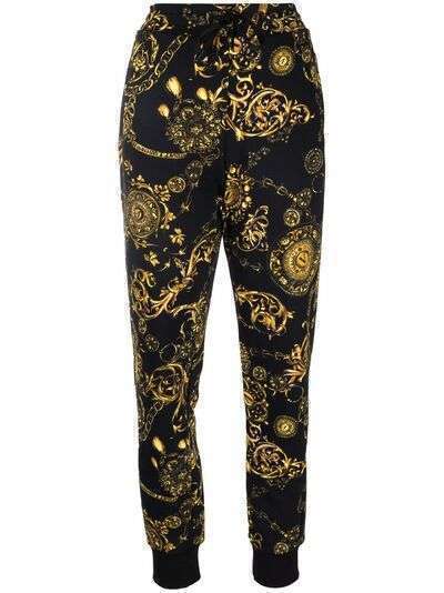 Versace Jeans Couture спортивные брюки с принтом Regalia Baroque