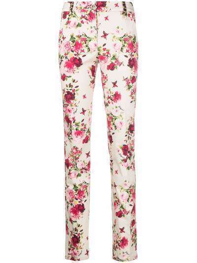 Blugirl брюки с цветочным принтом