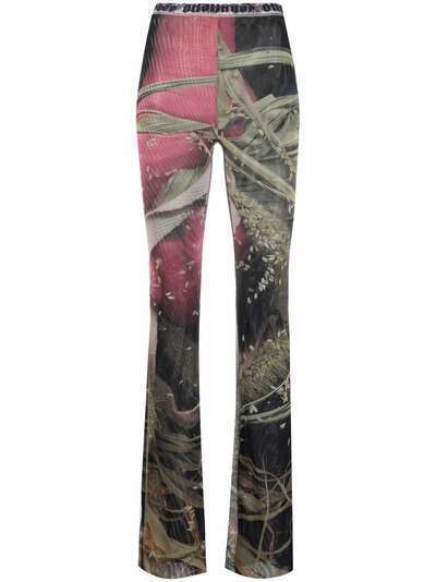 Ottolinger сетчатые брюки Lucie с графичным принтом