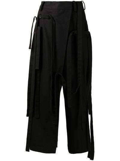 Yohji Yamamoto брюки с запахом