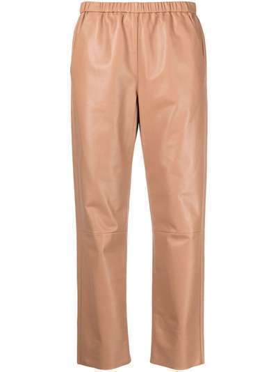 Drome tapered-leg leather trousers