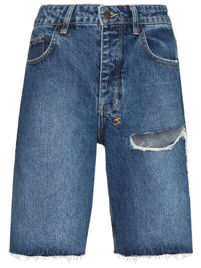 Ksubi джинсовые шорты Brooklyn с прорезями
