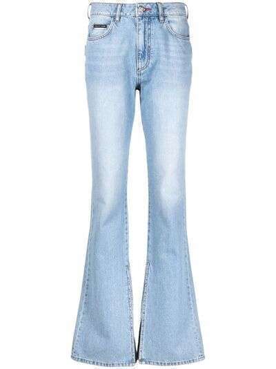Philipp Plein расклешенные джинсы с завышенной талией