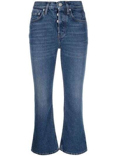 Totême укороченные расклешенные джинсы