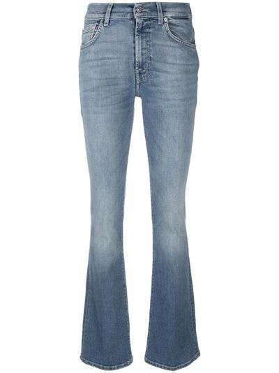 7 For All Mankind расклешенные джинсы