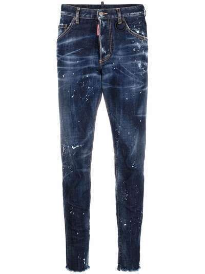 Dsquared2 джинсы скинни с эффектом разбрызганной краски