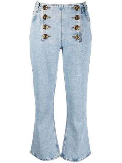 Balmain джинсы bootcut средней посадки