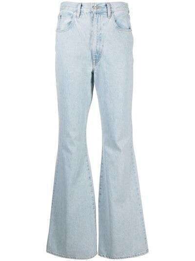 Slvrlake расклешенные джинсы с завышенной талией