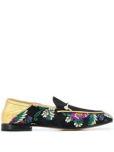 Fabi floral embroidered loafers FD5358ZC2