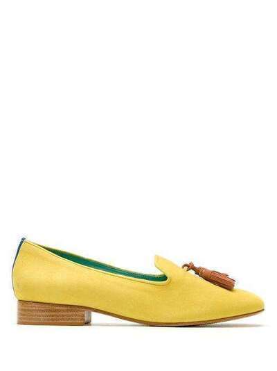 Blue Bird Shoes Loafer dirham camurça amarelo W2001214