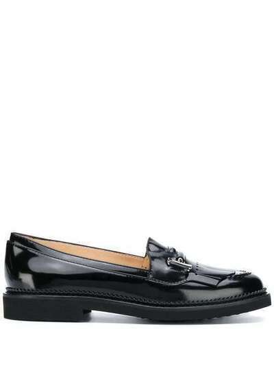 Tod's лоферы с бахромой и логотипом XXW76B0BV40MRKB999