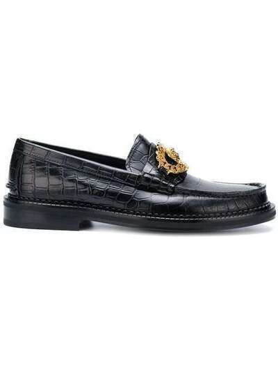 Versace croco-embossed loafers DSU6895DSCM1C