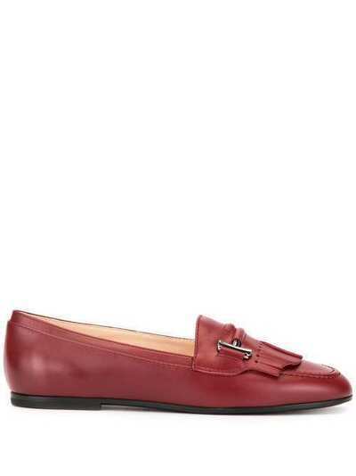 Tod's лоферы с пряжкой Double T XXW35B0BV40GOCR409