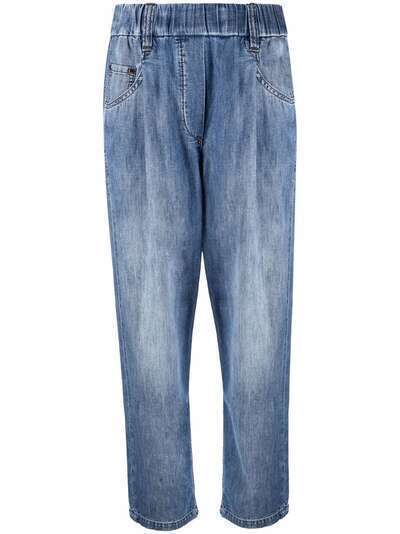 Brunello Cucinelli зауженные джинсы с эластичным поясом