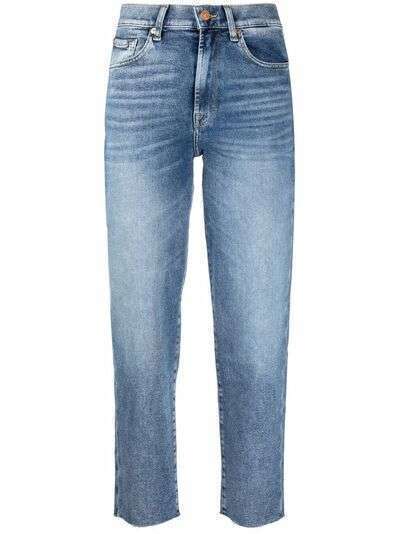 7 For All Mankind прямые джинсы Malia с завышенной талией