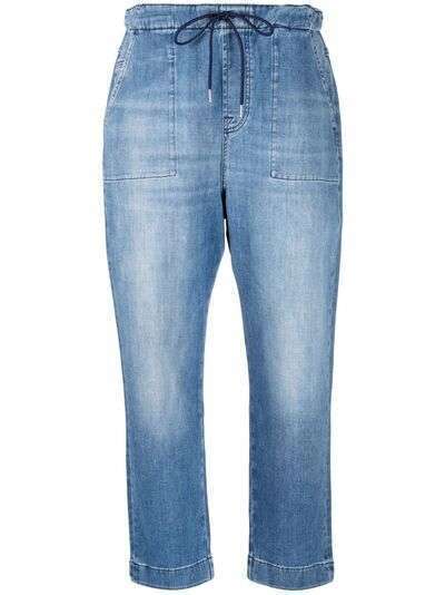 7 For All Mankind зауженные джинсы с кулиской